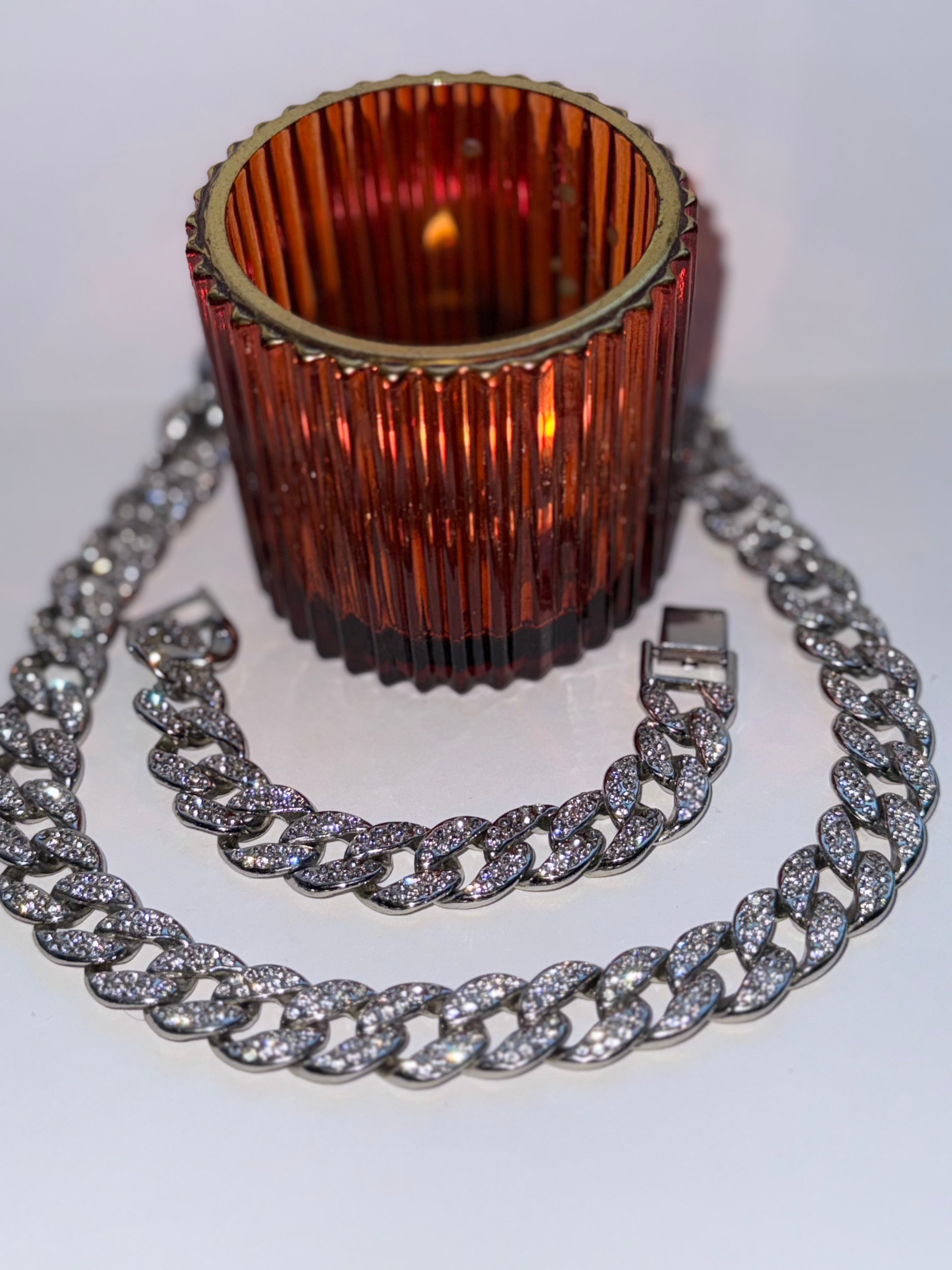 Stainless Steel Bracelet & Necklace Set